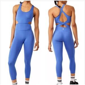 Free People Movement Women’s Medium Back It Up Onesie Athleisure Jumpsuit